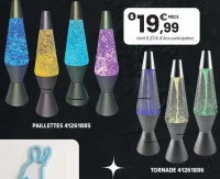 Lampe Paillettes ou Tornade