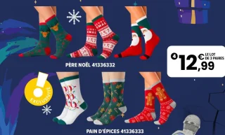 Lot de 3 paires de chaussettes