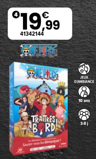 Jeu de société Traîtres à Bord One Piece