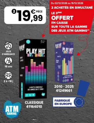 Jeu de société Play Hit Classique ou 2010 - 2025