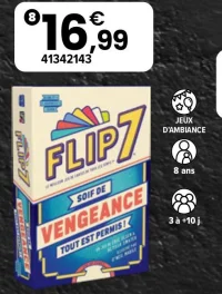 Jeu de société Flip 7 Vengeance