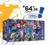 Puzzle Colorful World Trefl 8000 pièces