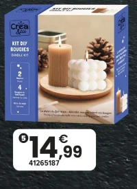 Crea & Cie Kit DIY Bougies