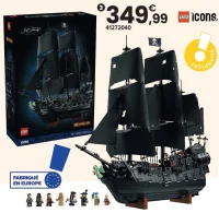 LEGO Icons - 10365 Le bateau pirate du capitaine Jack Sparrow
