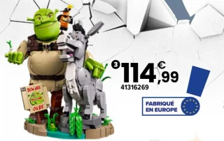 LEGO® ICONS 72423 SHREK L'ÂNE ET LE CHAT POTTE