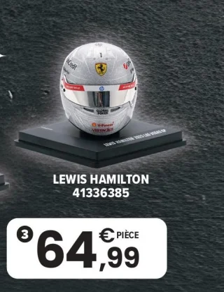 Casque F1 GP Las Vegas 2025 Lewis Hamilton