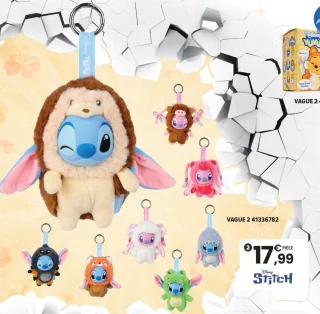 Yuyus Stitch et Angel Porte-clés 12 cm