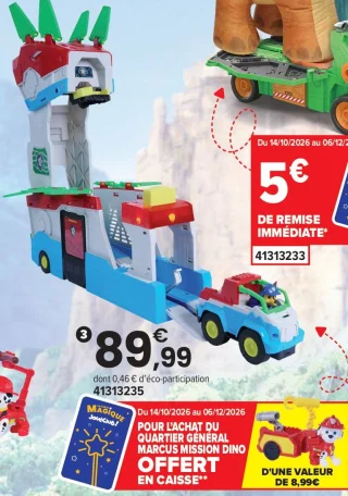 Paw Patrol Quartier Général Dino Mobile Le Film Mission Dino