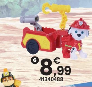 Paw Patrol Pack figurine et outils Marcus