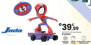 Spidey Jada Marvel RC Skateboard