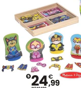 MELISSA & DOUG Puzzle magnifique en bois Paw Patrol
