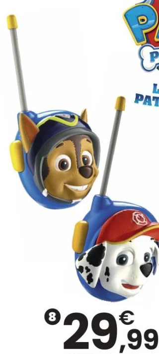 Talkies-walkies Paw Patrol