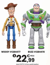 Figurine parlante Woody / Buzz Disney Pixar Toy Story