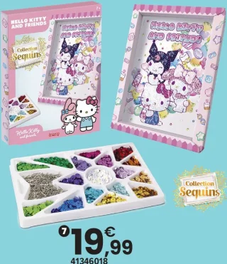 Collection sequins Hello Kitty And Friends