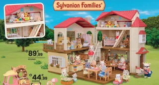 La grande maison éclairée et sa pièce secrète Sylvanian Families