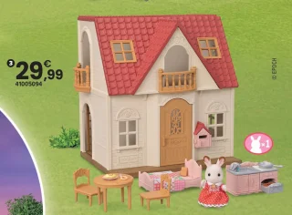 Le cosy cottage du village Sylvanian Families