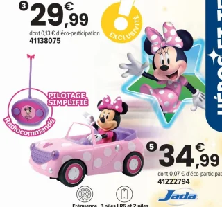 Minnie radiocommandé Roadster Jada