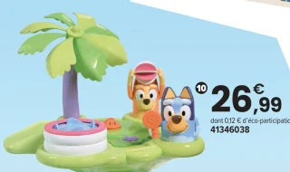 L'île magique de bain Bluey