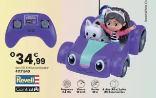 Revell Voiture radiocommandée Carlita Gabby et la Maison Magique