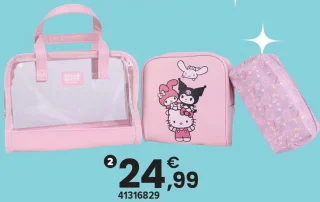 Hello Kitty Trousse de toilette 3 pièces