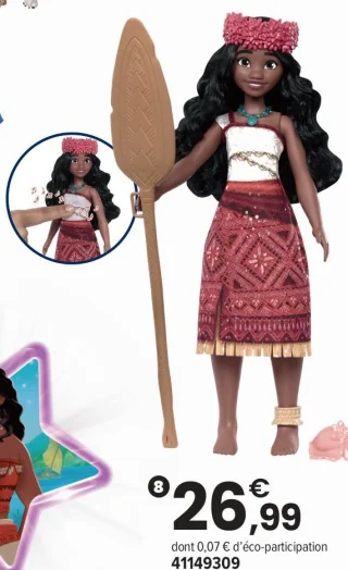 Disney Poupée Vaiana 2 chantante