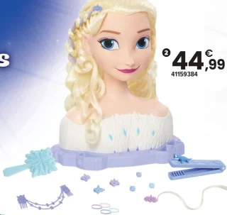 Tête à coiffer Elsa Deluxe Disney La Reine des Neiges