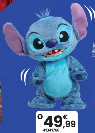 Peluche à fonction Double Trouble Disney Stitch