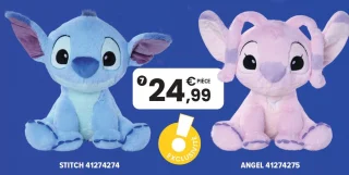 Peluche Fluffy Disney Stitch / Angel