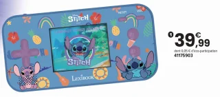 Console portable Compact Cyber Arcade Disney Stitch Lexibook