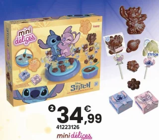 Atelier de confection chocolat Stitch et Angel Mini Délices