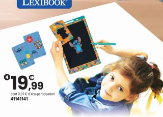 Tablette à dessins électronique Lexibook Disney Stitch