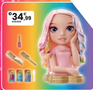 Tête à coiffer Bella Rainbow High