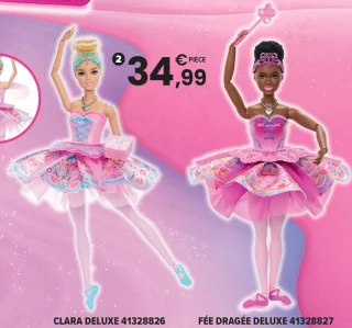 Poupée Barbie Casse-Noisette Clara Deluxe / Fée Dragée Deluxe