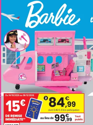 Avion de rêve Barbie
