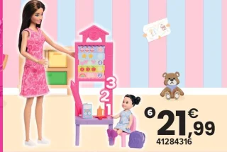 Coffret maîtresse d'école Barbie