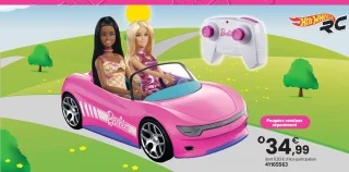 Cabriolet RC Barbie Hot Wheels