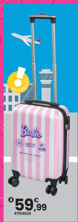 Valise cabine Barbie