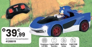Voiture RC Sonic Racing Crossworlds Carrera RC