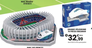 Puzzle stade 3D Football