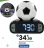 Promo Réveil veilleuse Football Lexibook