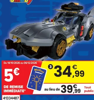 Véhicule 2 en 1 DC Batmobile