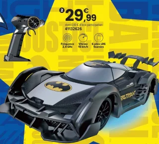 Voiture télécommandée Batman Voiture Racer RC 1/20ème
