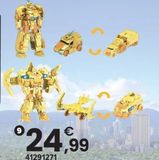 Robot 3 en 1 combinable Quantum Heroes Dinoster