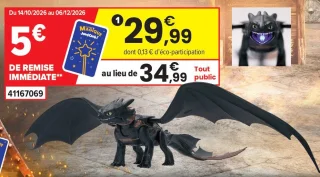 Figurine Krokmou Plasma Blast 35 cm Dragons Movie