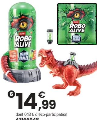 Dino DNA Playset Robo Alive Zuru