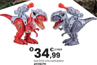 Dino Wars Bataille T-Rex Robo Alive Zuru