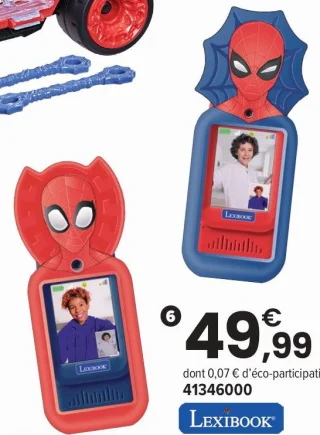 Lexibook Talkies-walkies rechargeables Spider-Man