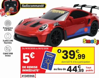 Spider-Man Jada RC Porsche 911 Smoby