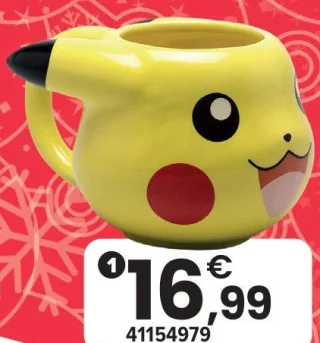 Mug 3D Pikachu Pokémon