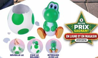 Yoshi interactif à faire éclore Hatchin Yoshi Super Mario